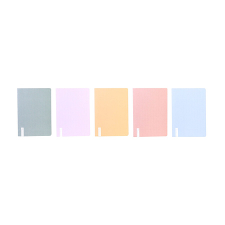 Paczka zeszyt A5 48k.kratka Emboss Dry mix pakiet 5 sztuk