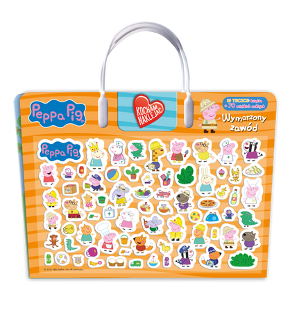 Wymarzony zawód. Świnka Peppa. Kocham naklejać