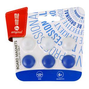 Magnesy do tablic MeMoBe f20 mm 6 szt. Blister