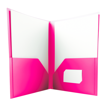 Skoroszyt A4 PP różowy