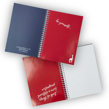 Kołonotatnik  A5 80k. kratka SWING Mono BG