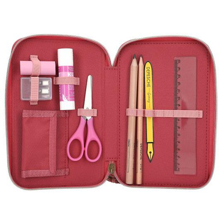 Piórnik potrójny z wyposażeniem Top Model Leoheart 13639A