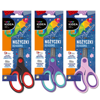 Nożyczki ergonomiczne A Kidea 1 szt. mix