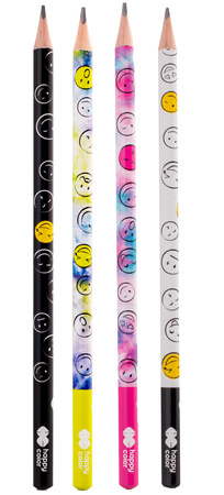 Paczka Ołówek trójkątny Smile 2B Happy Color 24szt.