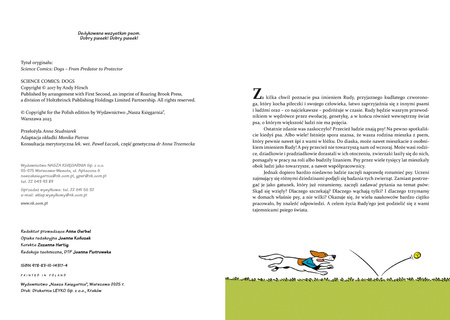 Psy. Od drapieżników do obrońców. Naukomiks wyd. 2025