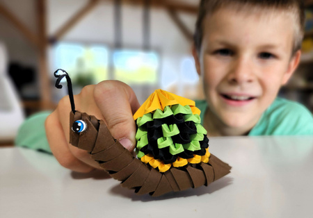 Origami 3D Ślimak