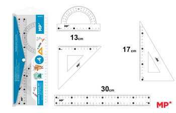 Zestaw Geometryczny MP Zwierzaki 4 elementy w etui