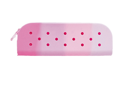 Piórnik silikonowy z wpinkami różowy ToysInn STN 9117