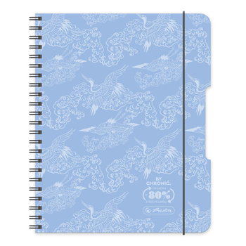 Paczka Kołobrulion A5 80 k. kratka Eco PP pastel błękit 4 szt.