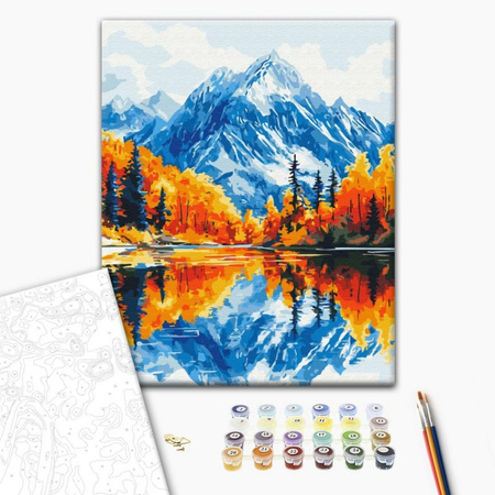 Malowanie po numerach BRUSHME 40x50 cm Jesień w górach