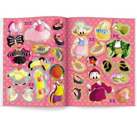 Minnie Brokatowe ubieranki SDLB-9108