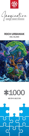 Puzzle1000 Imagination Roch Urbaniak Owl Island Wyspa Sów