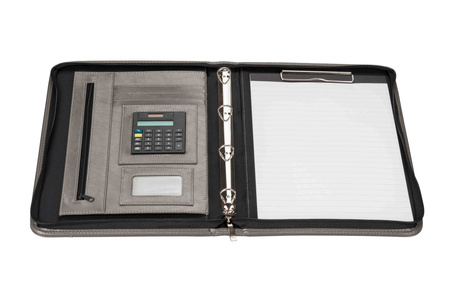 Teczka A4 szara na suwak 711