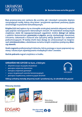 Ukraiński nie gryzie! Innowacyjny kurs od podstaw. Nie gryzie! wyd. 3