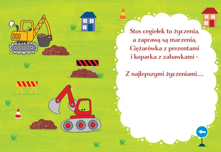 Karnet B6 Budowa 3 Urodziny