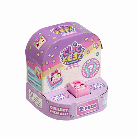 Zabawka sensoryczna Clickeez Twin Pack klawisze 1+1 1szt.mix