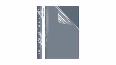 Paczka Skoroszyt A4 twardy zawieszany grafit morandi 10 sztuk