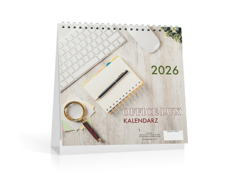 Kalendarz 2026 biurkowy Office lux