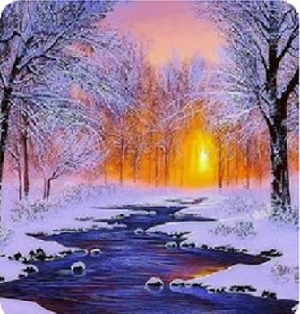 DIAMENTOWA MOZAIKA ZIMA RZECZNY NURT NO-2000734