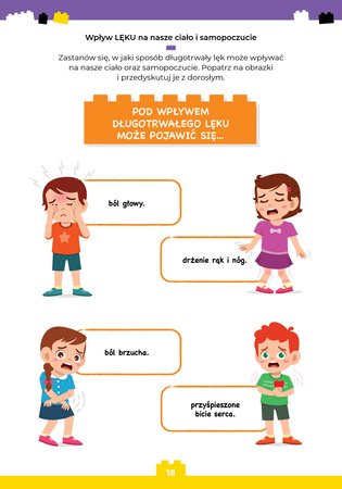 Radzę sobie z poczuciem lęku karty pracy dla dzieci i młodzieży z zaburzeniami lękowymi oraz ze spektrum autyzmu