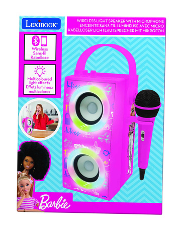 Głośnik z mikrofonem Barbie Lexibook BTP180BBZ