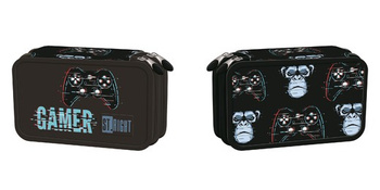 Piórnik 2-komorowy z wyposażeniem Blue Gamer