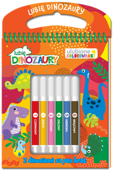 Z dinusiami za pan brat. Lubię Dinozaury. Ulubione kolorowanki