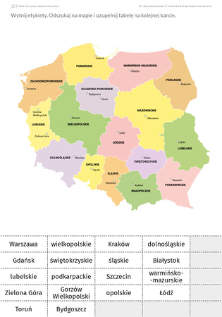 Polska karty pracy z tekstami do czytania ze zrozumieniem dla uczniów ze specjalnymi potrzebami edukacyjnymi
