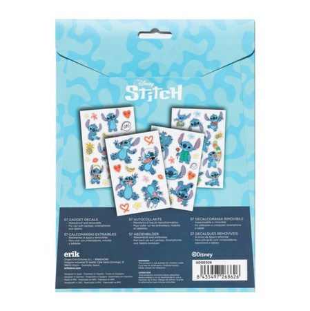 Naklejki Stitch na tablet telefon 57szt. GDGE026