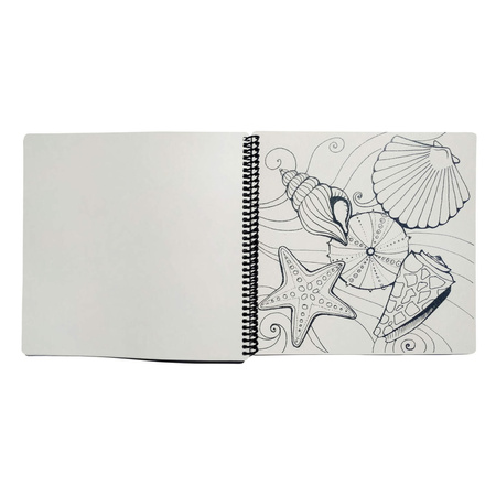 Książeczka do kolorowania Strigo Funny Mat Świat pod wodą 23x23cm