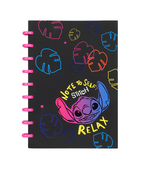 Kołobrulion B5 Disney Black Stitch big ring 100 kartek wzór 1