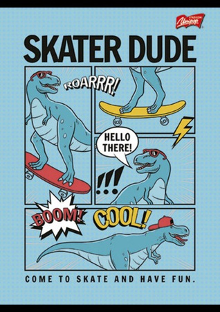 Paczka Zeszyt A5 16k kratka chłopięcy pakiet 15 sztuk