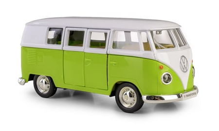 RMZ City  Volkswagen Samba Bus zielony w skali 1:32