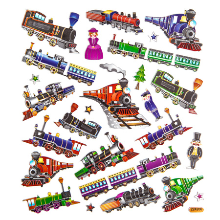 Naklejki Lokomotywy 26 szt.