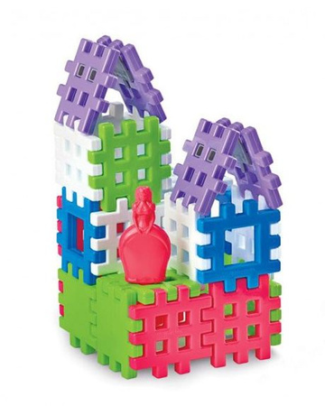 Klocki konstrukcyjne Waffle Kostka 36 elementów