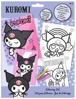 Kolorowanki z kredkami Kuromi KU00019