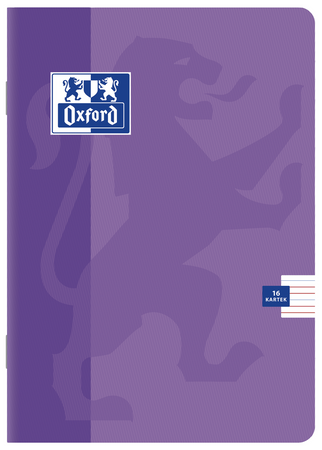 Paczka Zeszyt A5 16k 3-linia kolorowa Oxford sweet mix pakiet 10 sztuk