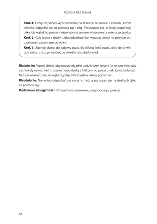 Rozwój przez zabawę Ponad 90 łatwych ćwiczeń i zabaw rozwijających wszystkie 8 zmysłów