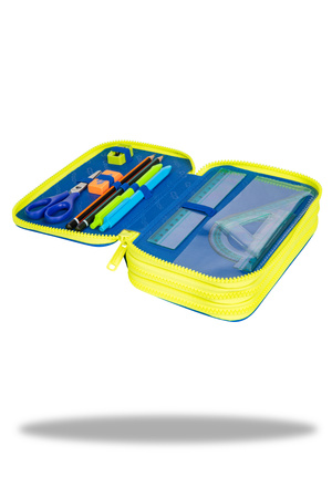 Piórnik 3-komorowy z wyposażeniem Coolpack jumper 3 football