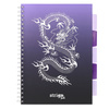 Kołozeszyt Strigo A4 Project Book Smok Wodny fioletowy kratka
