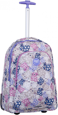 Plecak młodzieżowy na kółkach Coolpack Alan White Bunny