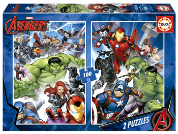 Puzzle 2x100 Avengers 111693