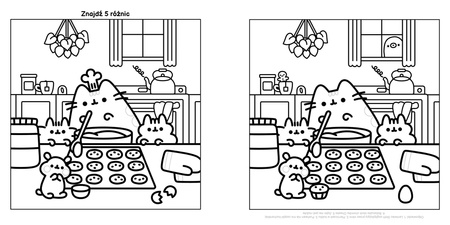 Pusheen. Słodka kolorowanka. Koloruj i zgaduj z kotką Pusheen