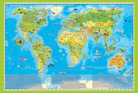 Puzzle 200 Zwierzęta Świata Młodego Odkrywcy