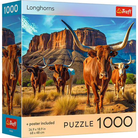 Puzzle 1000  USA Collection Longhorns