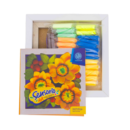 Masa plastyczna Sensorio Art  Słoneczniki  z ramką 30 kolorów