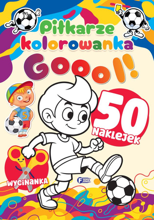 Piłkarze. Kolorowanka