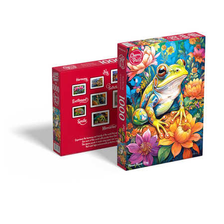 Puzzle 1000 CherryPazzi Flower Power Frog 31100