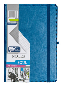 Notes A5 kratka Soul niebieski