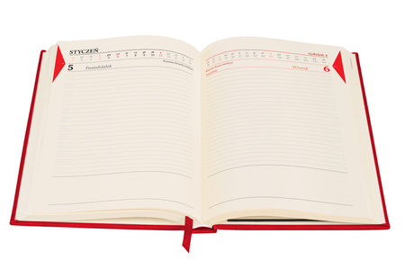 Kalendarz 2026 Colorfix A5 DNS czerwony